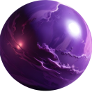 Planeta morado en proyectos de agencia de marketing digital Planeta digital ilustrado en tonos púrpura para marketing digital creativo