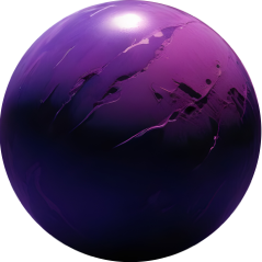 Planeta creativo en diseños de agencia de marketing digital Planeta cósmico morado ilustrado para proyectos de marketing digital